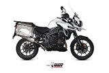 Terminale Scarico Mivv Oval Titanio Con Coppa Carbonio Triumph Tiger 1200 2016 - 2020