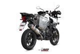 Silencer Exhaust Mivv Oval Titanium With Carbon Cup Triumph Tiger 1200 2016 - 2020