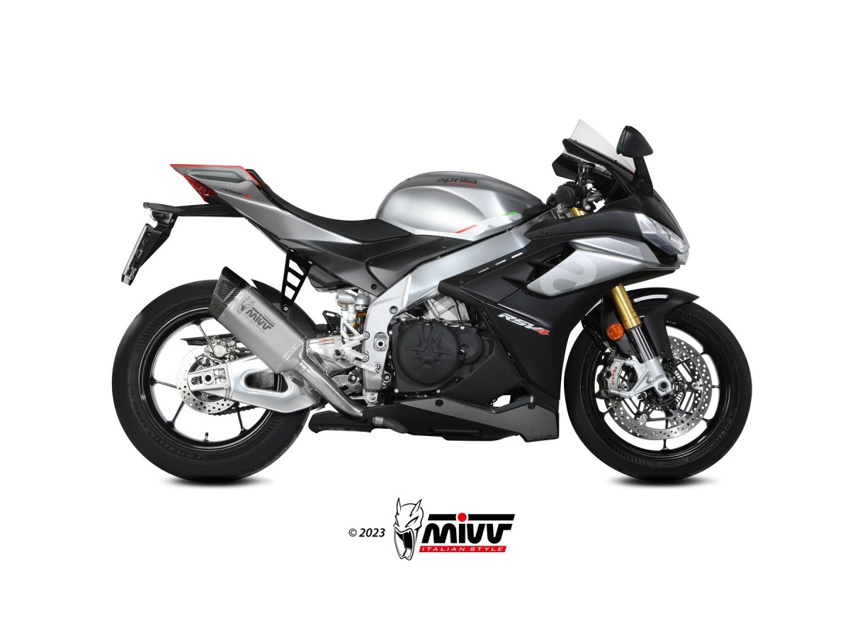 Endauspuffanlage A.019.SR1T Mivv SR-1 in TITAN Aprilia RSV4 2021-2024