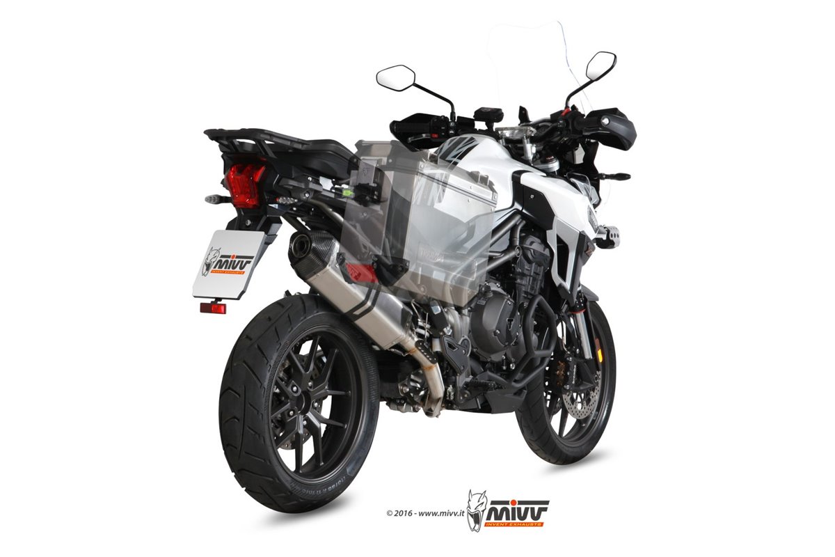 Schalldämpfer Escape Mivv Speed Edge Edelstahl Triumph Tiger 1200 2016 - 2020