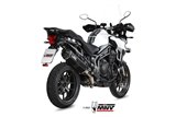 Schalldämpfer Escape Mivv Speed Edge Schwarz Schwarz Edelstahl Triumph Tiger 1200 2016 - 2020