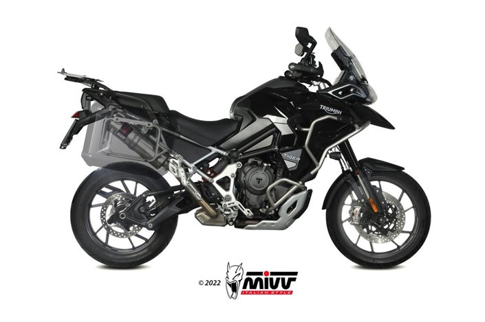 Schalldämpfer Escape Mivv Dakar Edelstahl Triumph Tiger 1200 2021 - 2022