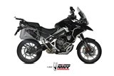 Schalldämpfer Escape Mivv Dakar Schwarz Schwarz Edelstahl Triumph Tiger 1200 2021 - 2022