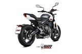 Scarico Completo 1X1 Mivv Delta Race Black Inox Nero Triumph Trident 660 2021 - 2022