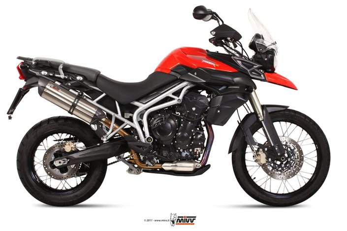 Schalldämpfer Escape Mivv Suono Edelstahl Triumph Tiger 800 Xc Xr Xrx Xcx Xrt Xca 2011 - 2016