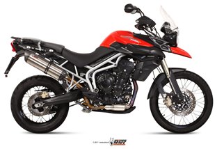 Silencer Exhaust Mivv Suono Stainless Steel Triumph Tiger 800 Xc Xr Xrx Xcx Xrt Xca 2011 - 2016