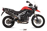 Schalldämpfer Escape Mivv Suono Schwarz Schwarz Edelstahl Triumph Tiger 800 Xc Xr Xrx Xcx Xrt Xca 2011 - 2016