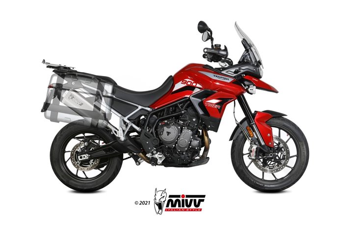 Schalldämpfer Escape Mivv Speed Edge Edelstahl Triumph Tiger 900 Gt Pro Rally 2021 - 2022