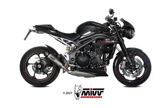 Schalldämpfer Escape Mivv X-M5 Titanium Triumph Speed Triple 1050 RS Rs 2018 - 2020