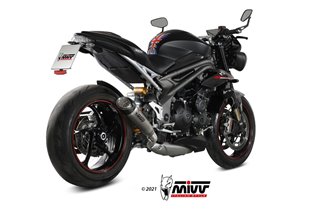 Schalldämpfer Escape Mivv X-M5 Titanium Triumph Speed Triple 1050 RS Rs 2018 - 2020