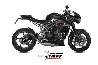 Schalldämpfer Escape Mivv Mk3 Carbon Triumph Speed Triple 1050 RS Rs 2018 - 2020