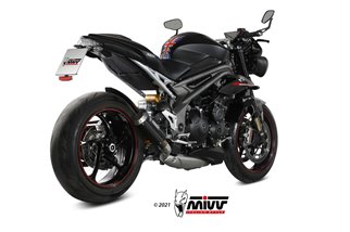 Schalldämpfer Escape Mivv Mk3 Carbon Triumph Speed Triple 1050 RS Rs 2018 - 2020