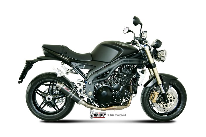 Schalldämpfer Escape Mivv Gp Carbon Triumph Speed Triple 1050 RS Rs 2007 - 2010