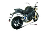 Silencieux Echappement Mivv Gp Carbone Triumph Speed Triple 1050 RS Rs 2007 - 2010