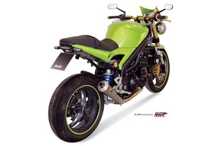 Schalldämpfer Escape Mivv X-Cone Plus Edelstahl Triumph Speed Triple 1050 RS Rs 2007 - 2010