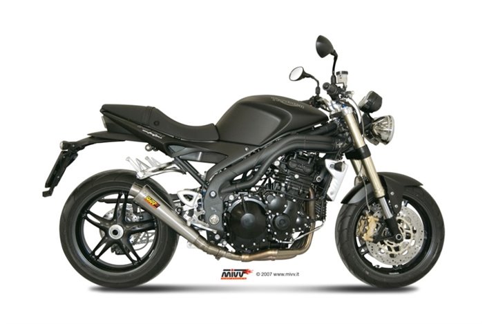 Schalldämpfer Escape Mivv X-Cone Edelstahl Triumph Speed Triple 1050 RS Rs 2007 - 2010