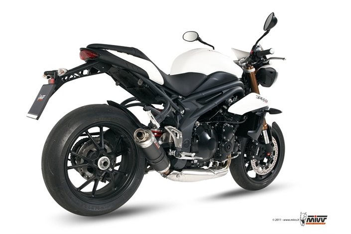 Terminale Scarico Mivv Gp Carbonio Triumph Speed Triple 1050 R S Rs 2011 - 2015