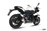 Schalldämpfer Escape Mivv Suono Edelstahl Triumph Speed Triple 1050 RS Rs 2011 - 2015