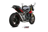 Schalldämpfer Escape Mivv Ghibli Edelstahl Triumph Speed Triple 1050 RS Rs 2016 -2017