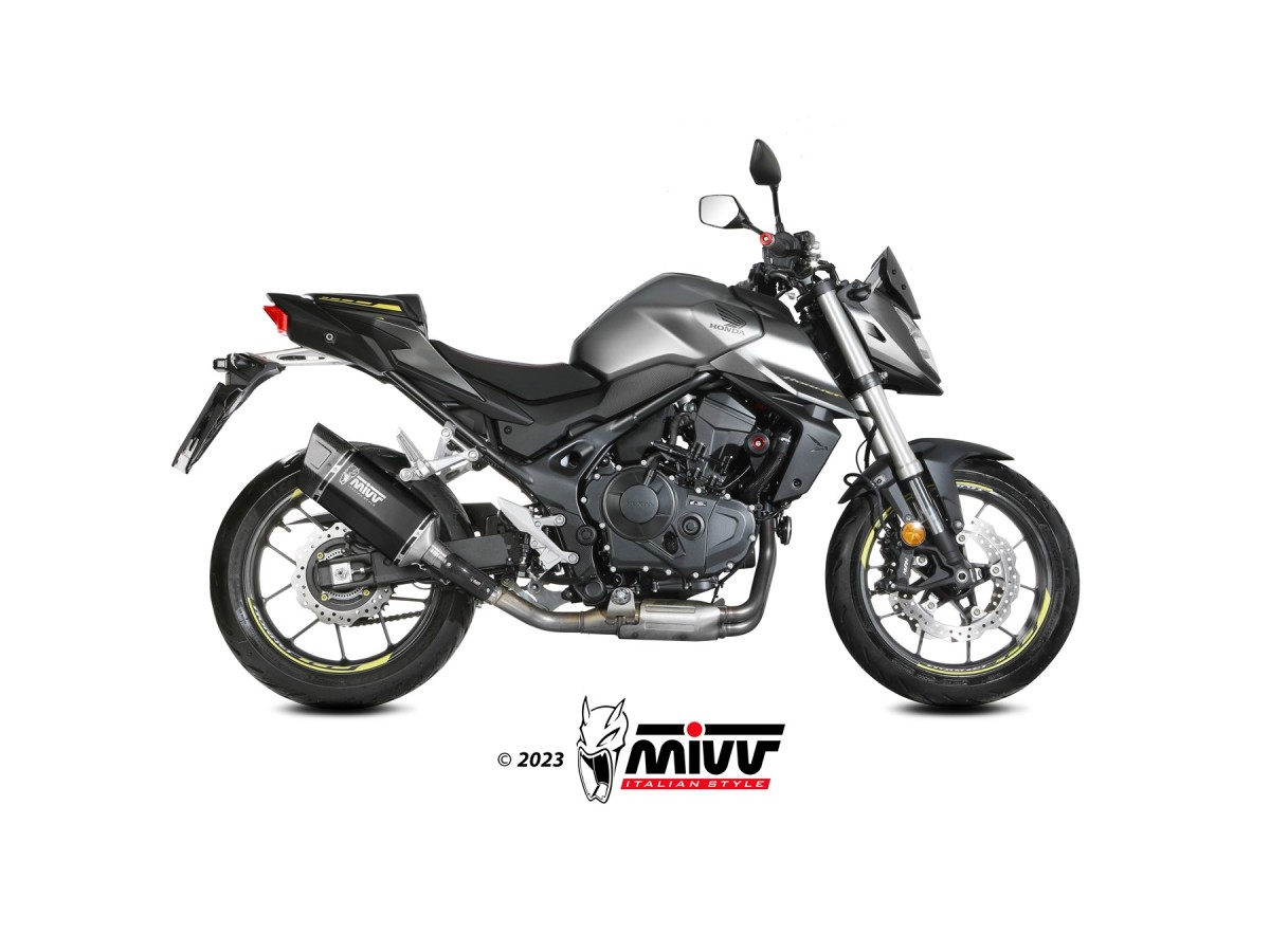 SR-1 H.085.LR1XB Mivv BLACK STAINLESS STEEL Exhaust System Honda CB 750 Hornet 2023-2024