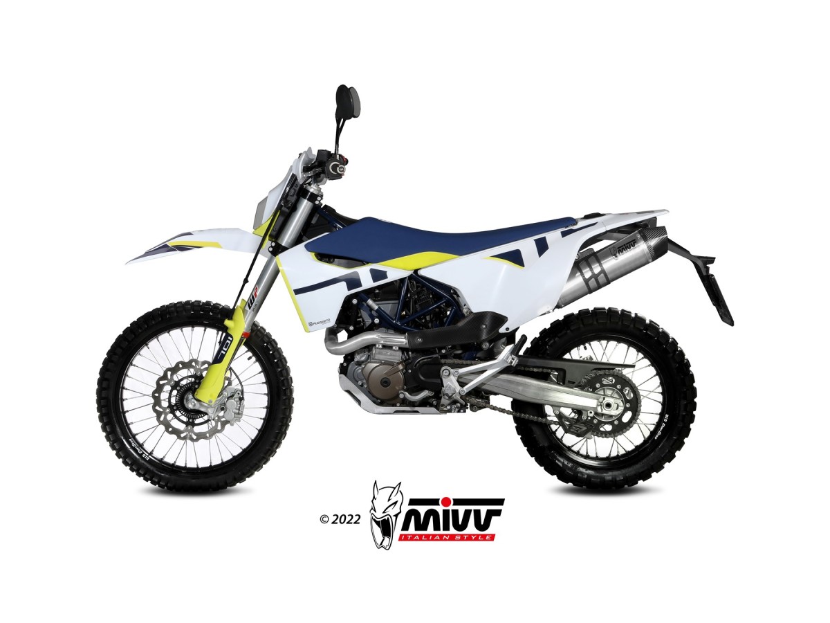 Sistema Di Scarico Terminale M.HU.010.L4C Mivv STR-1 TITANIO Husqvarna 701/Supermoto 2021-2024