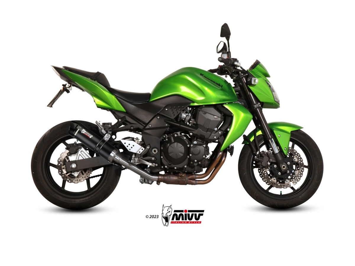 Mivv GP CARBON Muffler Exhaust System K.018.L2SC WITH CARBON CUP Kawasaki Z 750 2007-2014