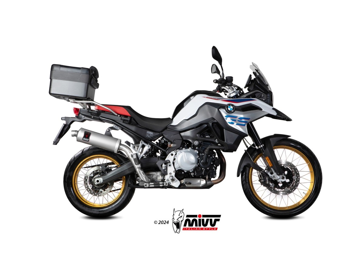 Endschalldämpfer B.033.LDKX Mivv DAKAR INOX BMW F 850 GS 2018-2024