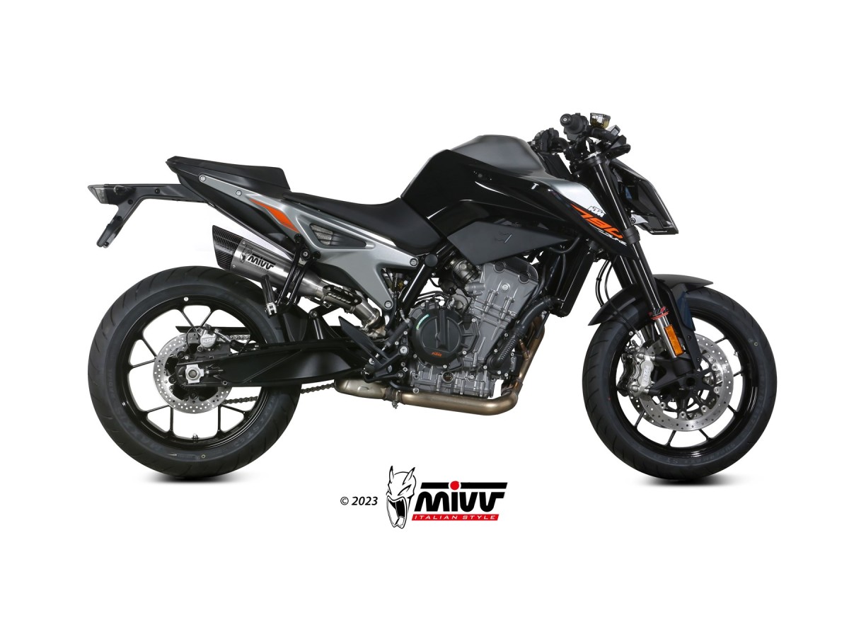 Système d'échappement silencieux KT.020.LC5T Mivv X-M5 TITANE KTM 790 Duke 2018-2020