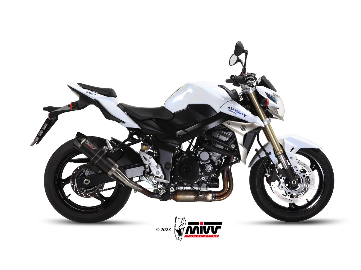 Sistema di Scarico Terminale S.037.L2SC Mivv GP CARBONIO CON COPPA CARBONIO Suzuki GSR 750 2011-2016