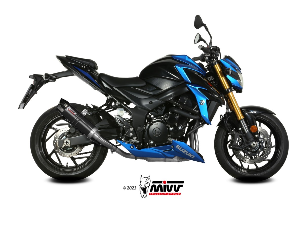 sistema di scarico Terminale S.048.L2SC Mivv GP CARBONIO CON COPPA CARBONIO Suzuki GSX-S 750 2017-2020