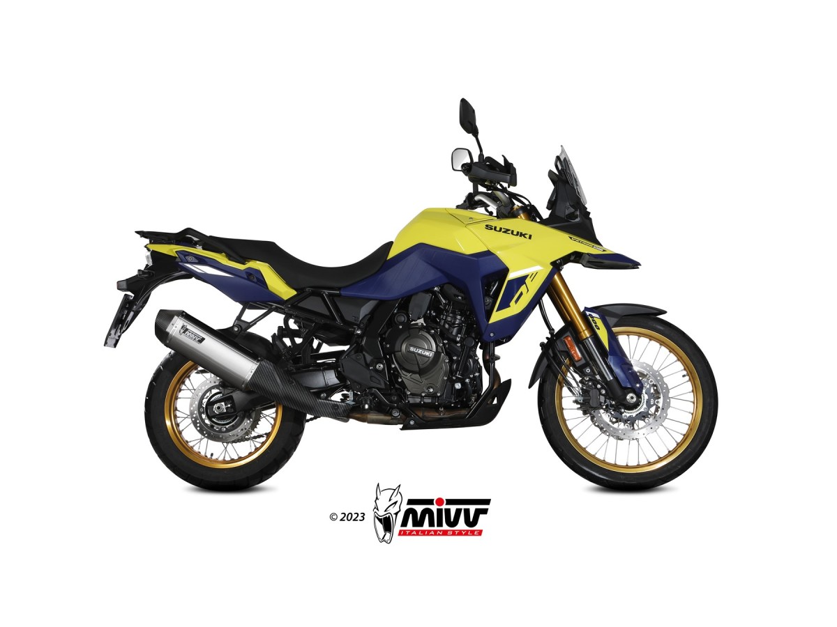 S.061.LRX Mivv SPEED EDGE INOX Exhaust System Suzuki V-Strom 800 DE 2023-2024