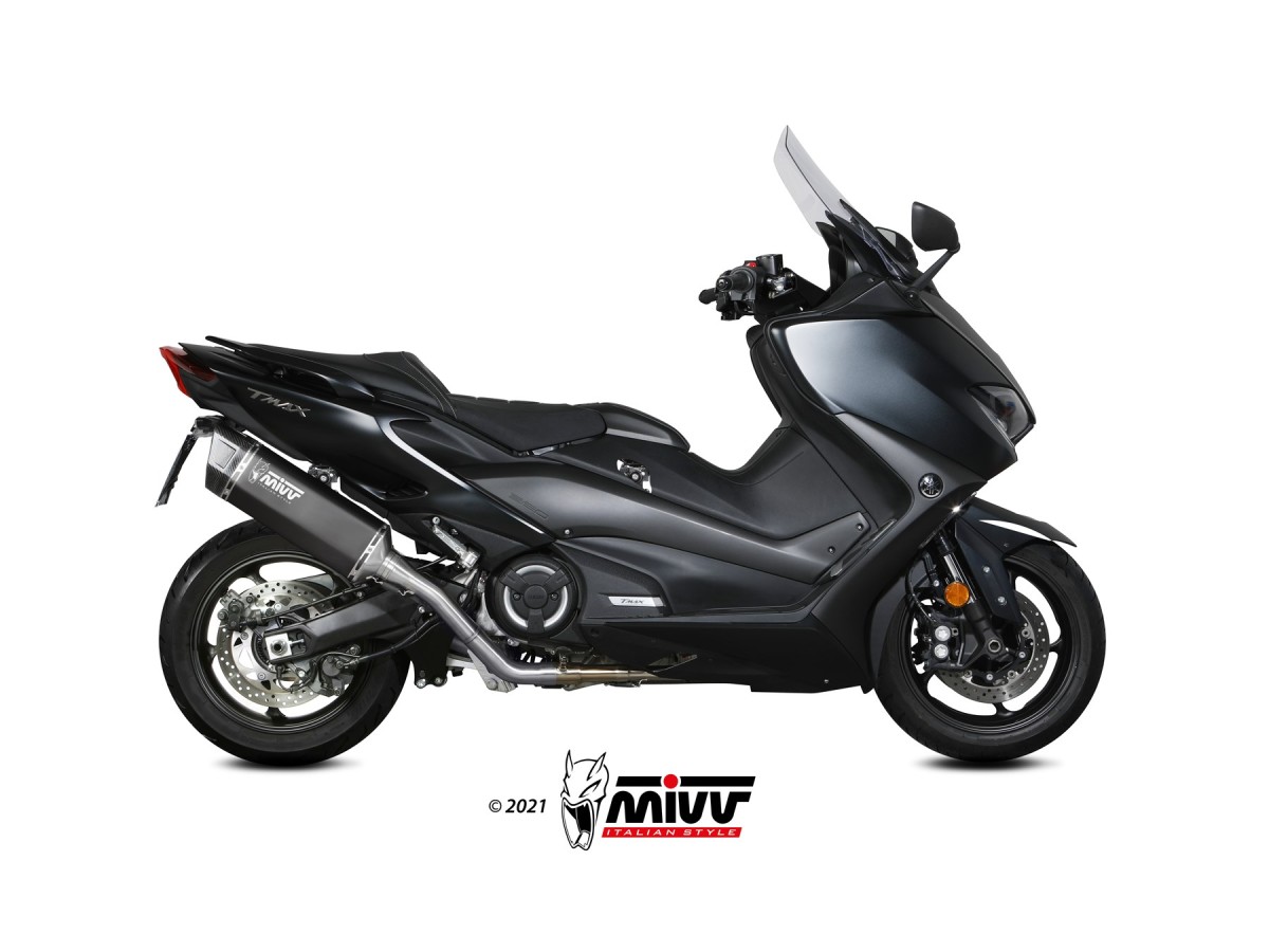 Système d'échappement complet Y.061.LR1TB Mivv SR-1 INOX Yamaha T-Max 560 2020-2021