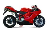 Schalldämpfers Escape Mivv Suono Edelstahl Ducati 848 2007 - 2013