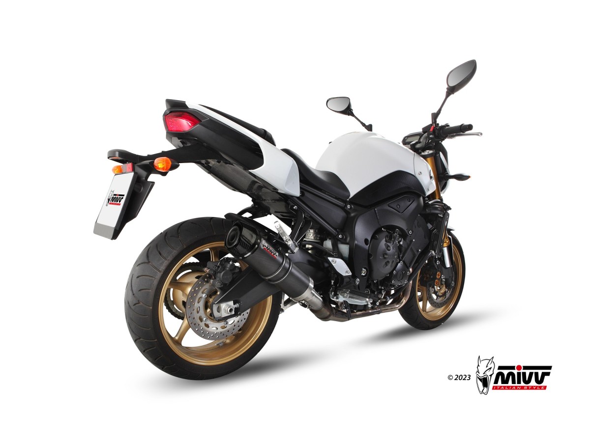 Y.033.L2SC Mivv GP CARBON Muffler Exhaust System WITH CARBON CUP Yamaha FZ8/Fazer 8 2010-2016