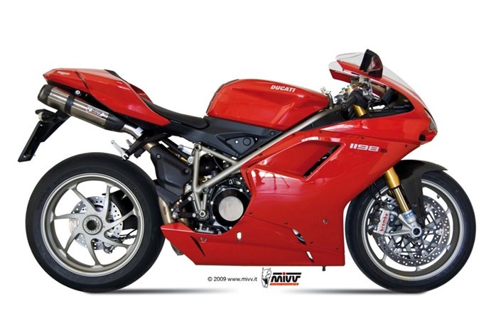 Silencieux Echappement Mivv Suono Inox Ducati 1198 2009 - 2012