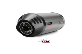 Silencer Exhaust Mivv Oval Titanium With Carbon Cup Honda Cbr 600 Rr 2003 - 2004