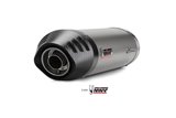 Silencer Exhaust Mivv Oval Titanium With Carbon Cup Honda Cbr 600 Rr 2003 - 2004