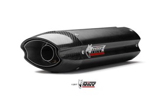 Sistema di Scarico Terminale UH.027.L9 Mivv Suono Black Inox Nero Honda Cbr 600 Rr 2005 - 2006