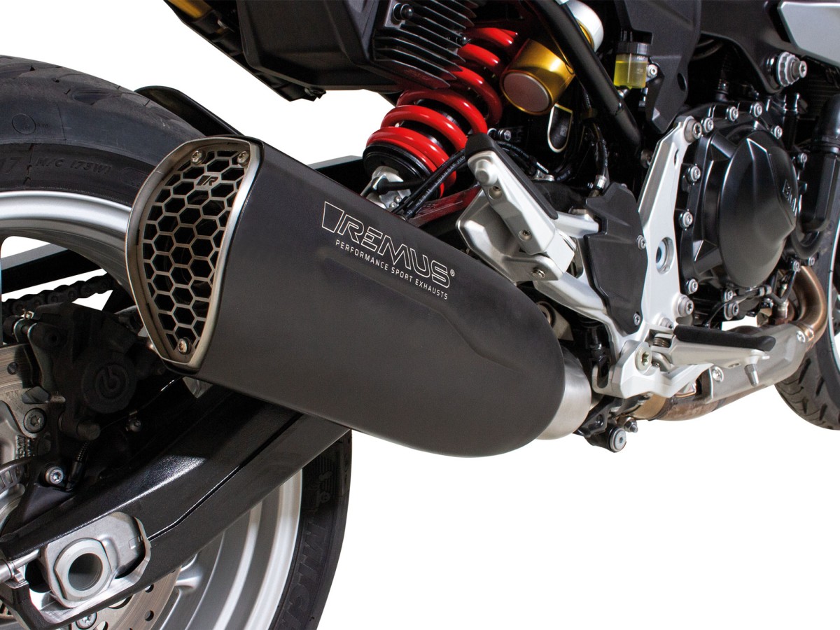 Terminal exhaust system 94782 100765 black stainless steel Remus NXT Racing BMW Enduro F 900 R 2020