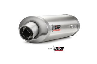 Silencer Exhaust Mivv Oval Stainless Steel Kawasaki Zx-6 R 2007 - 2008