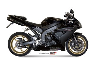 Schalldämpfers Escape Mivv Suono Schwarz Schwarz Edelstahl Yamaha Yzf 1000 R1 2004 - 2006