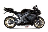 Schalldämpfers Escape Mivv Suono Schwarz Schwarz Edelstahl Yamaha Yzf 1000 R1 2004 - 2006