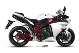 Silencers Exhaust Mivv Suono Black Black Stainless Steel Yamaha Yzf 1000 R1 2009 - 2014