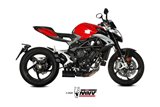 Silencieux Echappement Mivv Speed Edge Noir Noir Inox Mv Agusta Brutale 800 Rr 2017 -2020