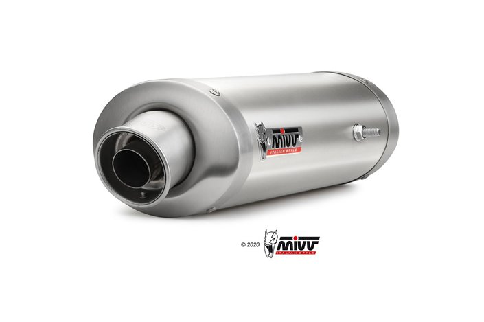 Silencers Exhaust Mivv Oval Stainless Steel Yamaha Fz6 Fz6 Fazer 2004 - 2011