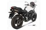 Schalldämpfer Escape Mivv Suono Edelstahl Yamaha Fz6 Fz6 Fazer 2004 - 2011