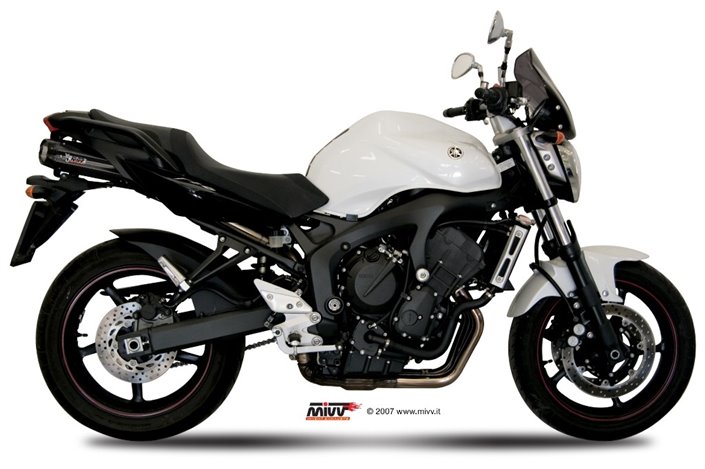 Schalldämpfers Escape Mivv Suono Schwarz Schwarz Edelstahl Yamaha Fz6 Fz6 Fazer 2004 - 2011