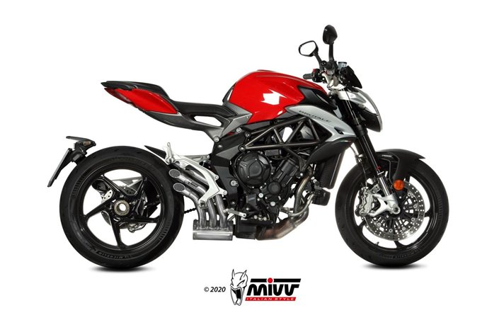 Terminale Scarico Mivv Speed Edge Inox Mv Agusta Brutale 800 Rr 2017 -2020