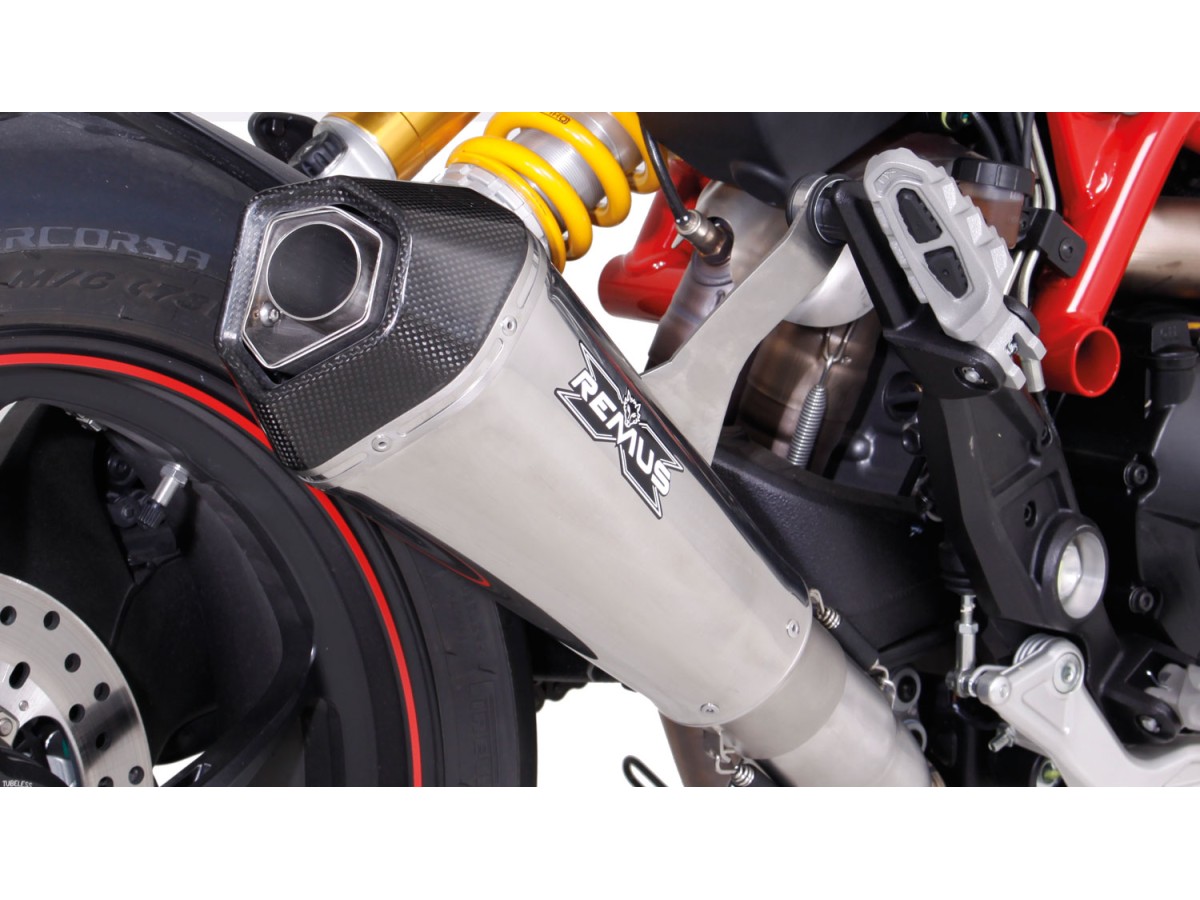 Sistema di scarico terminale Remus 056683 156516 Hypercone in acciaio inox Ducati Hypermotard 939 2016-2017