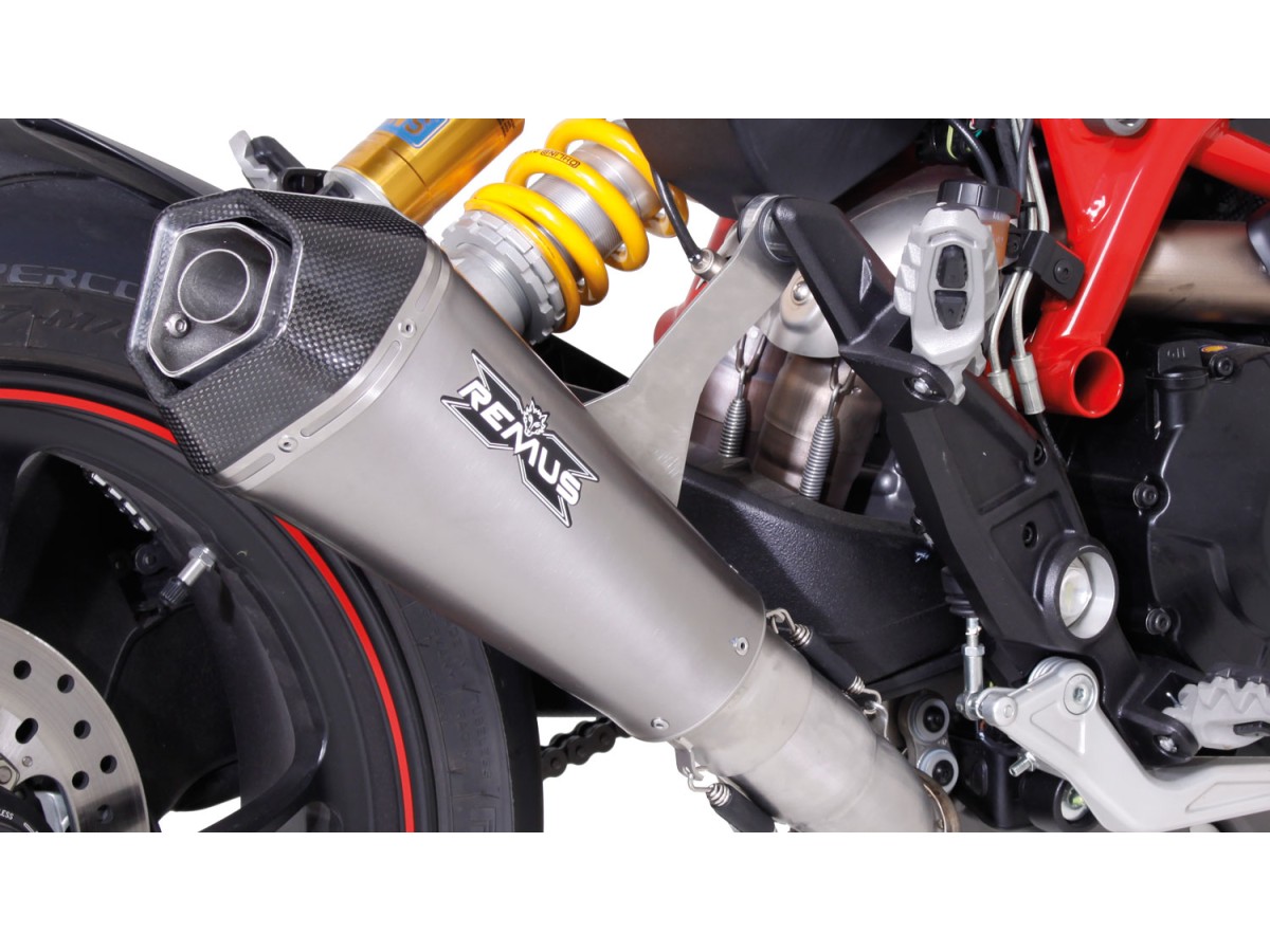 Système d'échappement terminal Remus 056883 156516 Hypercone titane Ducati Hypermotard 939 SP 2016-2017